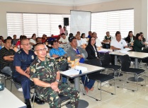 Members attend the regular meeting of the joint Provincial Disaster Risk Reduction Management-Climate Change Adaptation Councils of Davao del Norte. noel baguio/davnor pio